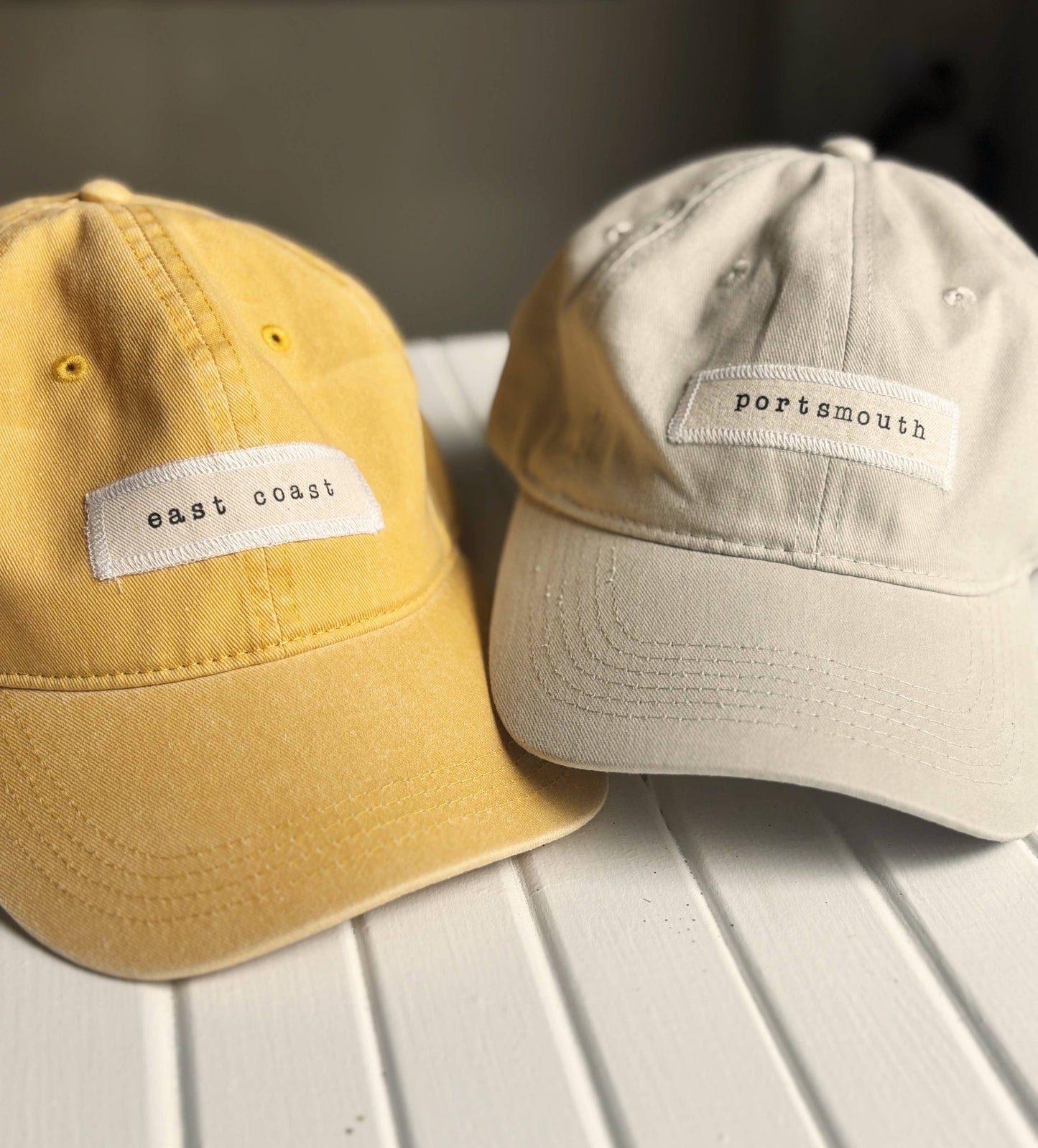 Hand Stamped Cap - Stone