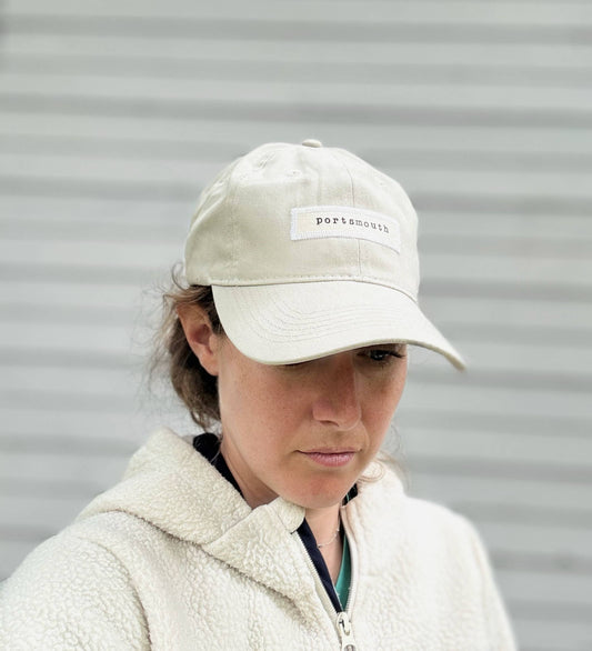 Hand Stamped Cap - Stone