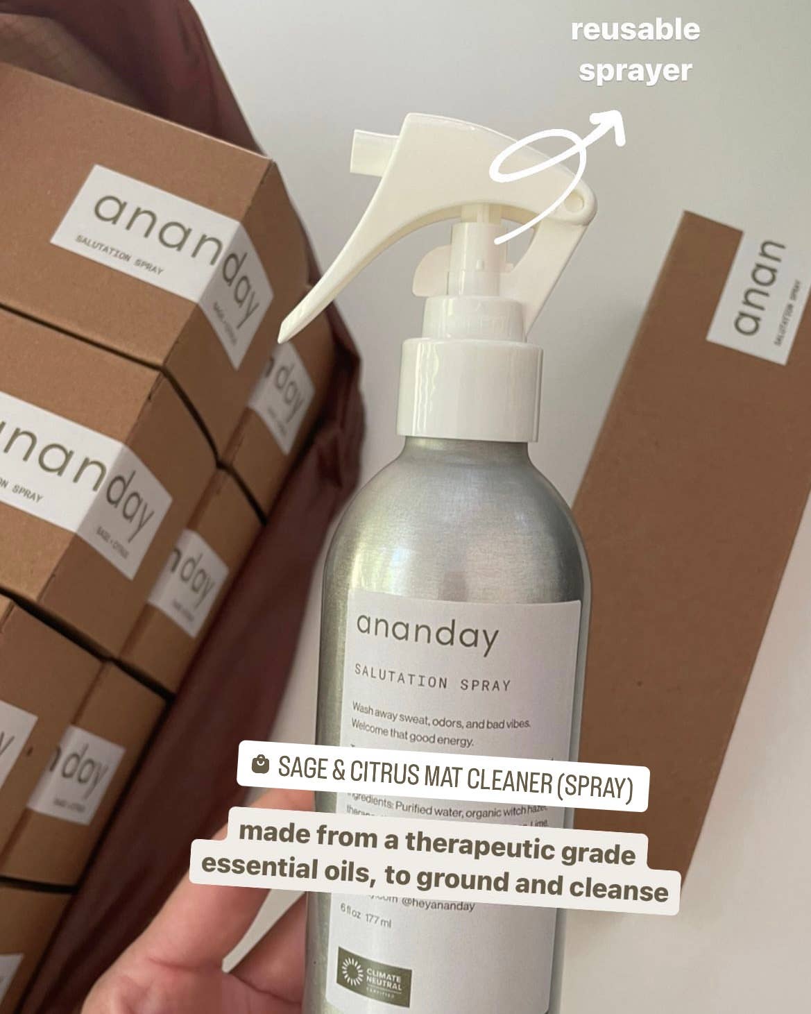 Sage & Citrus Mat Cleaner (Spray)