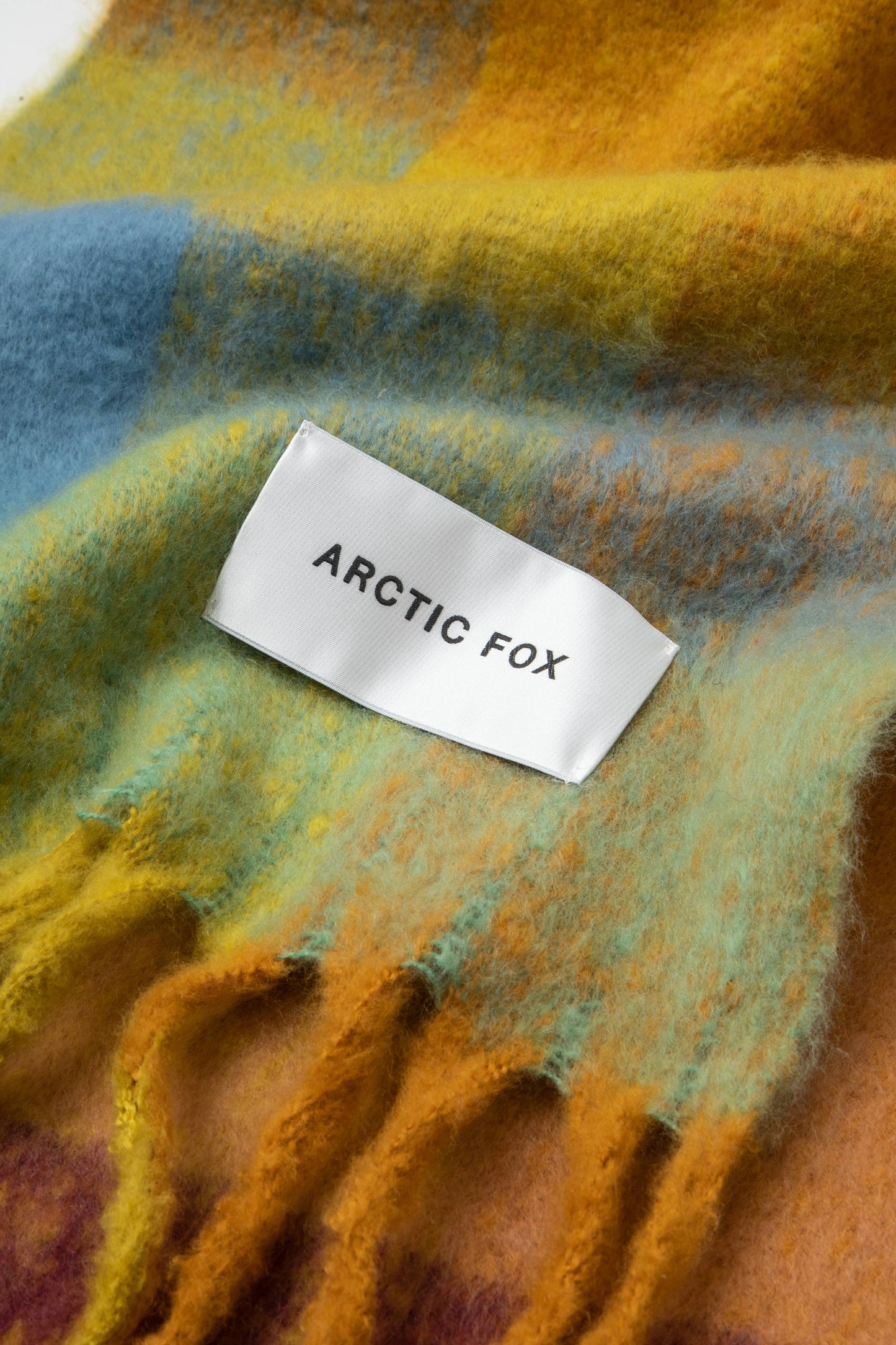 The Reykjavik Scarf - Yellow Check - AW23