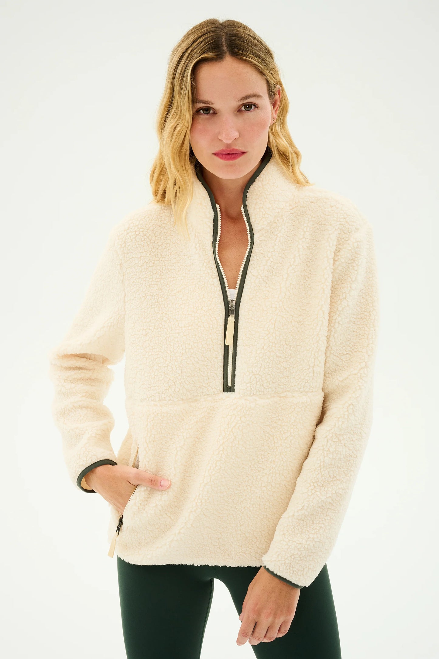 Libby Sherpa Half Zip