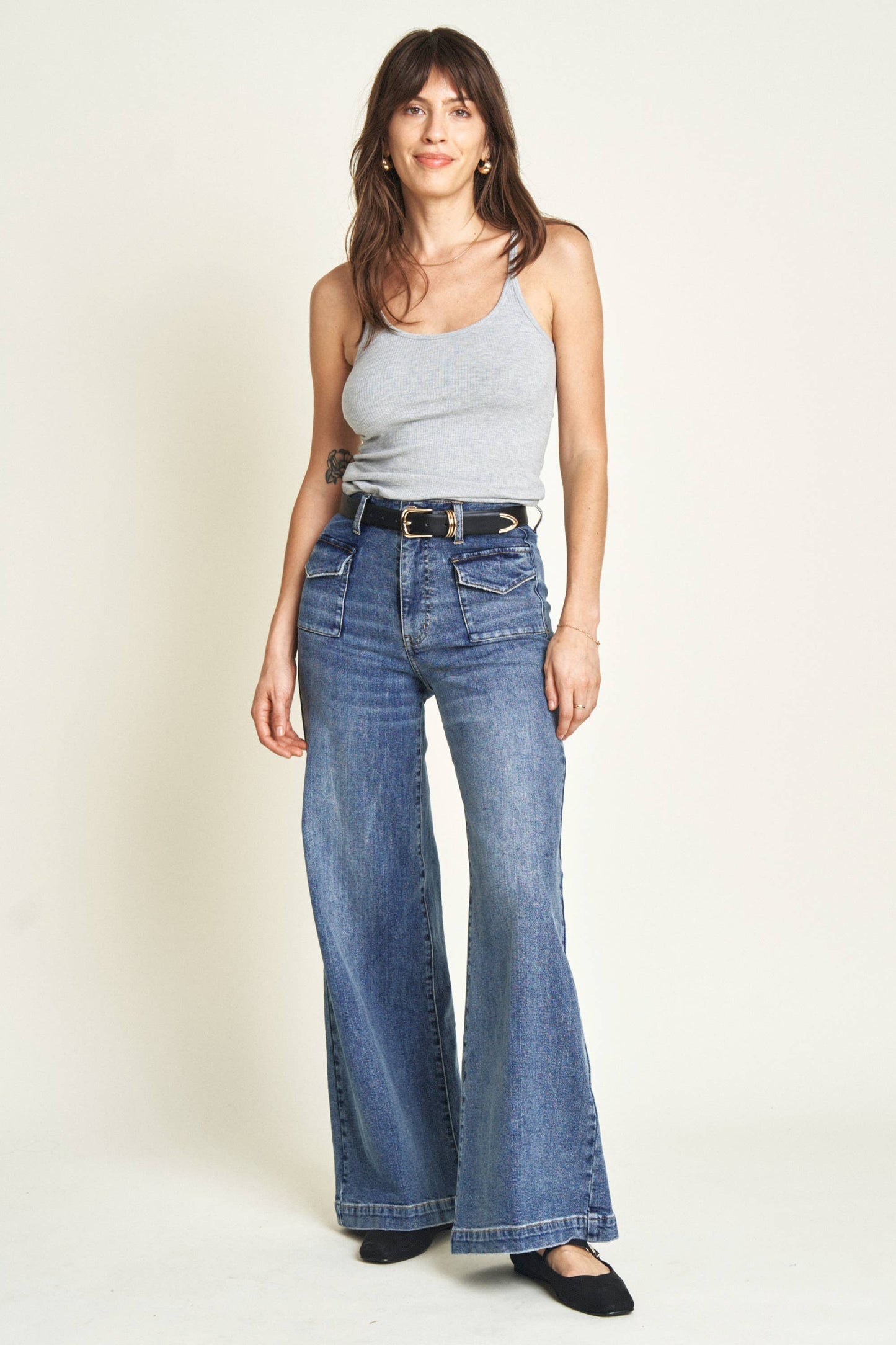 Campbell High Rise Traditional Vintage Worn