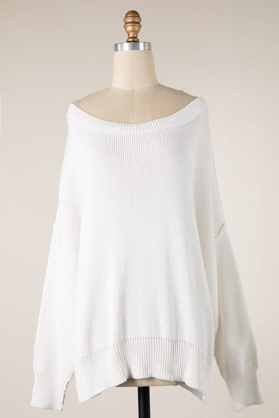 Inside Out Seam Knit Sweater
