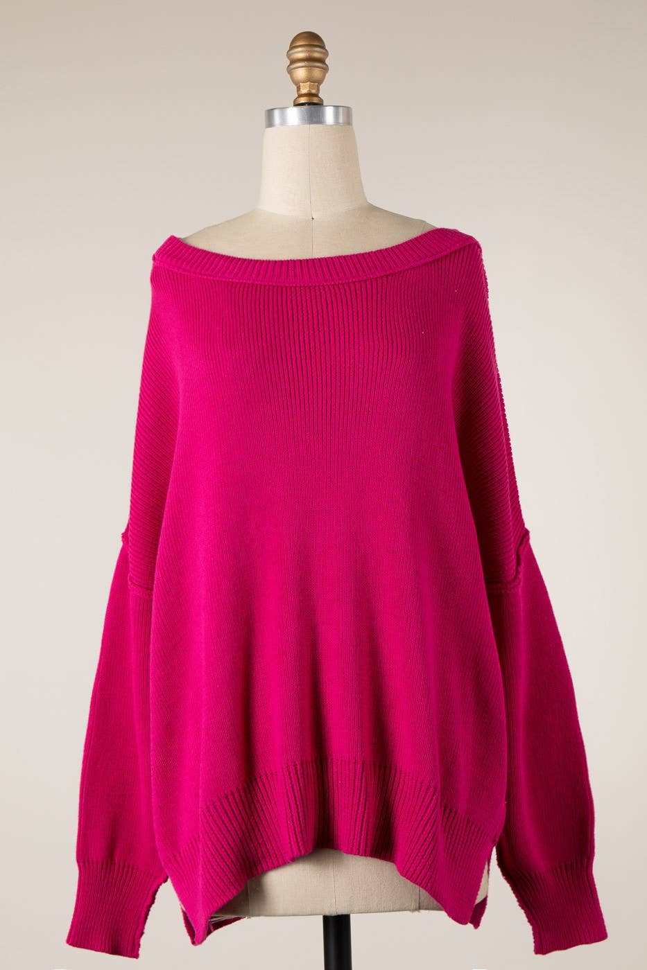 Inside Out Seam Knit Sweater