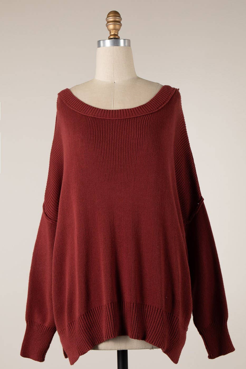 Inside Out Seam Knit Sweater
