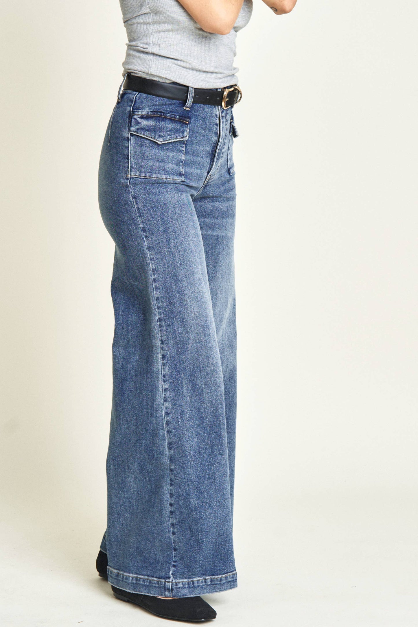 Campbell High Rise Traditional Vintage Worn