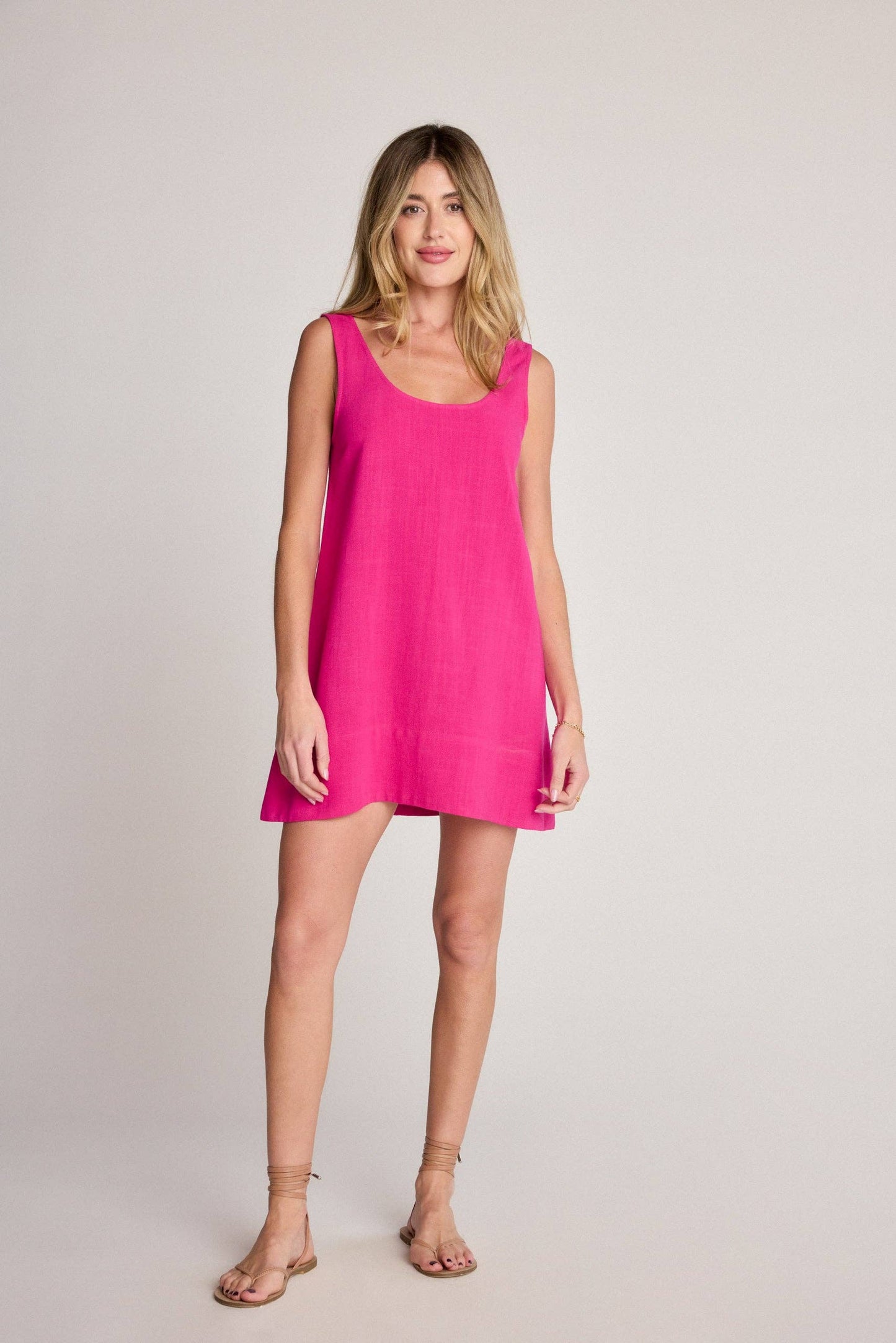 Rhea Dress - Fuschia