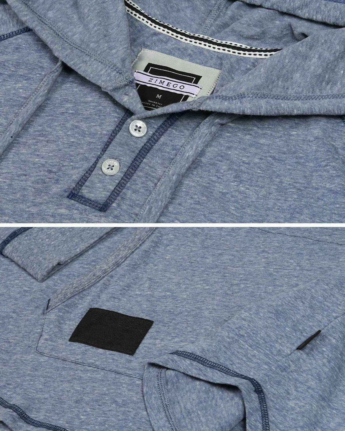 Long Sleeve Color Block Pullover Thin Hoodie