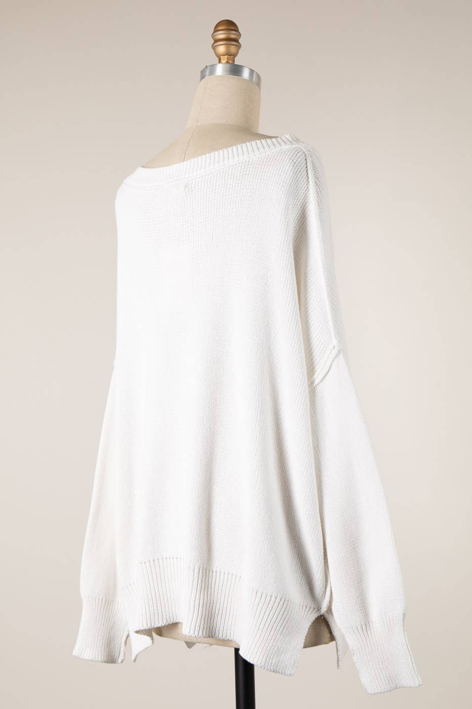 Inside Out Seam Knit Sweater