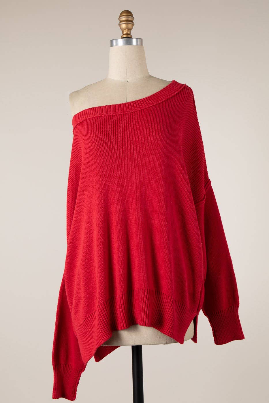 Inside Out Seam Knit Sweater