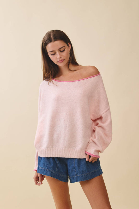 Fuzzy Knit Pullover