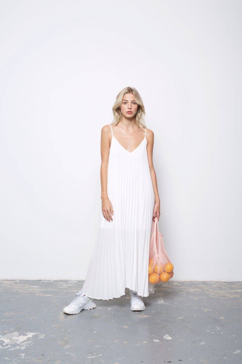 Lamu Spaghetti Strap Maxi Dress