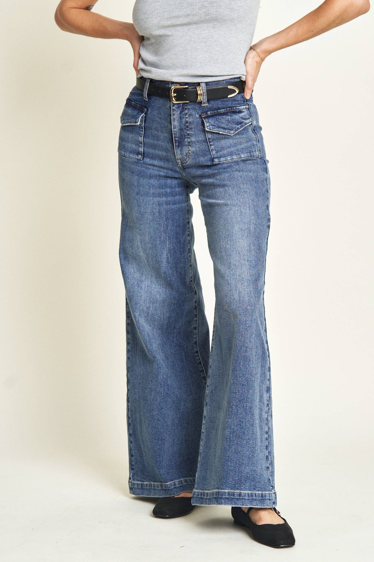 Campbell High Rise Traditional Vintage Worn