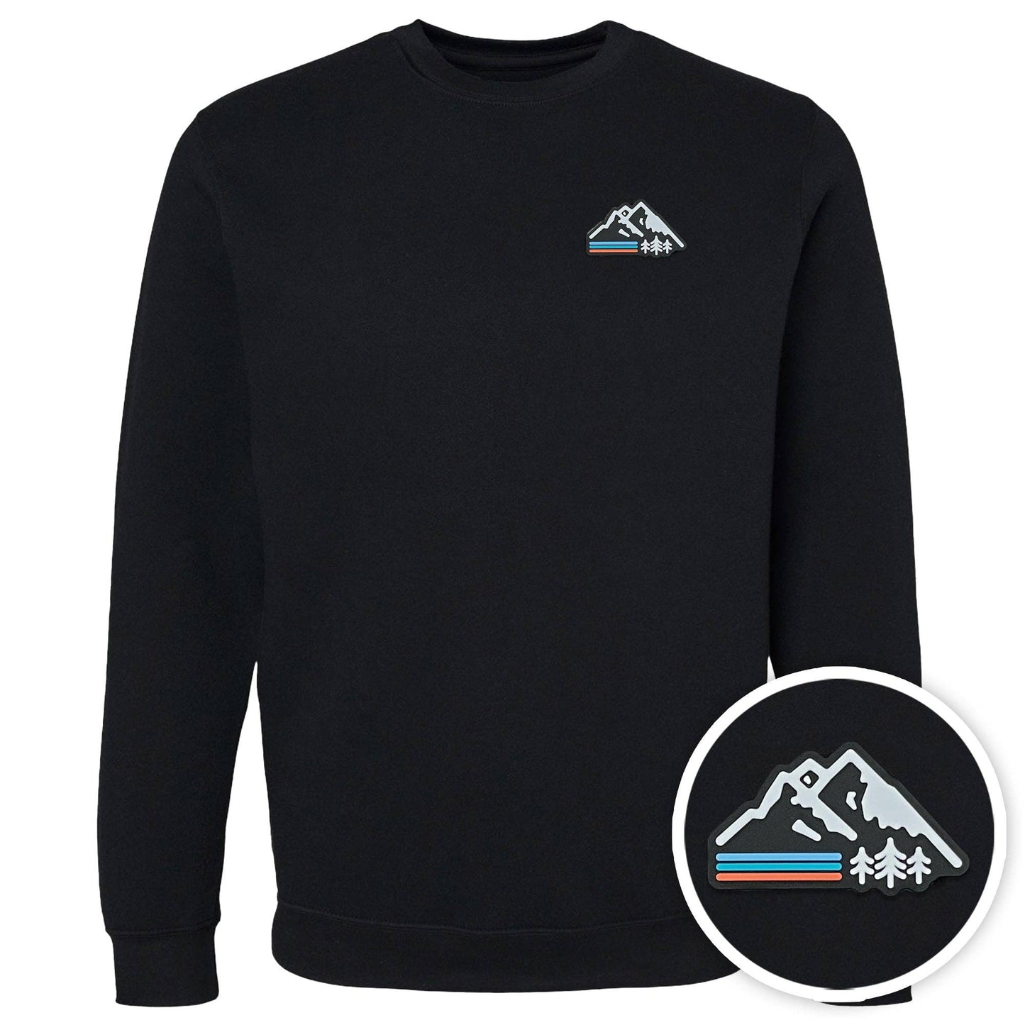 Retro Mountain CloudFit Crewneck