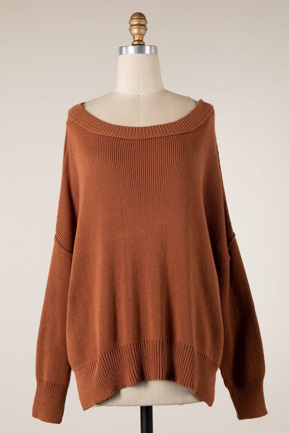 Inside Out Seam Knit Sweater