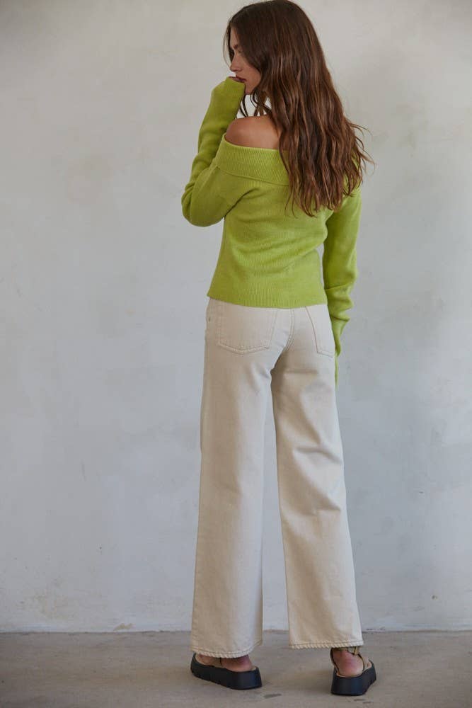 W1423 | Knit Sweater Cardigan Top