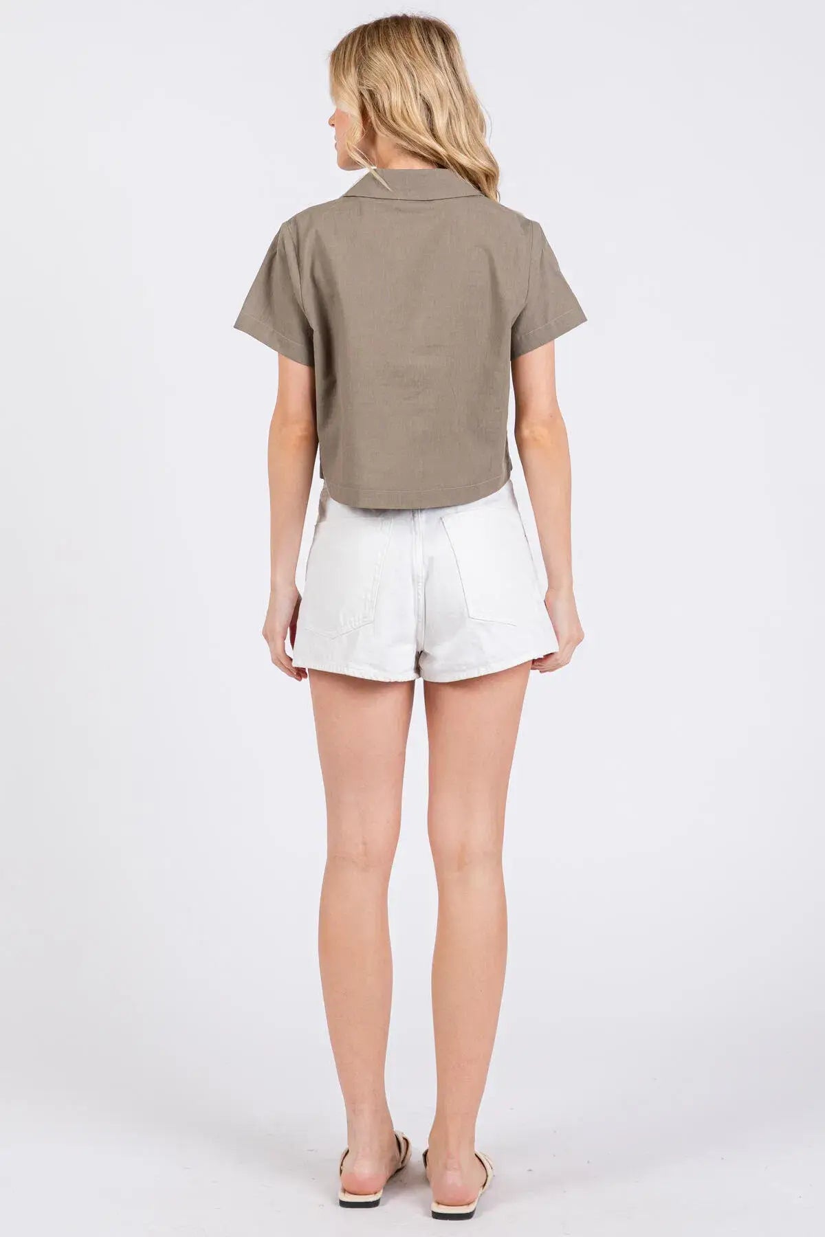 Collared Button Up
