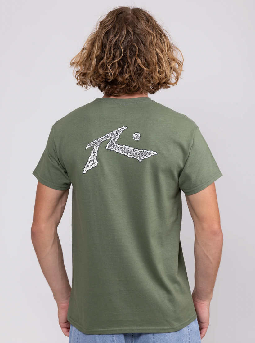 Closeout SS tee green