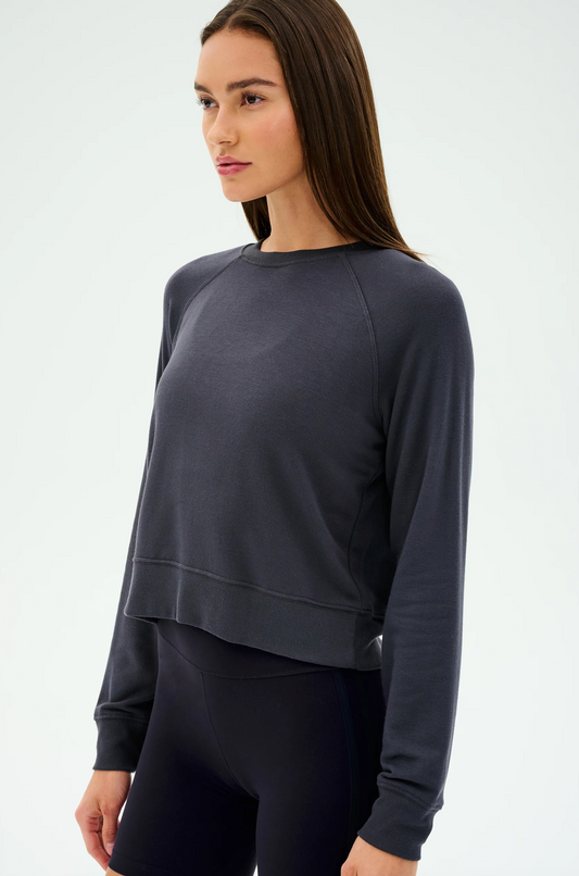 BROOKS FLEECE LONG SLEEVE SWEATSHIRT