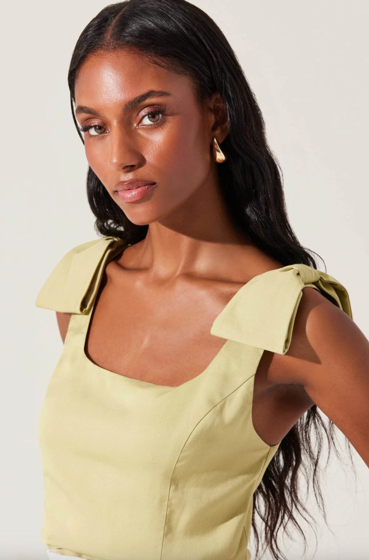 Jessica Bow Detail Sleeveless Top
