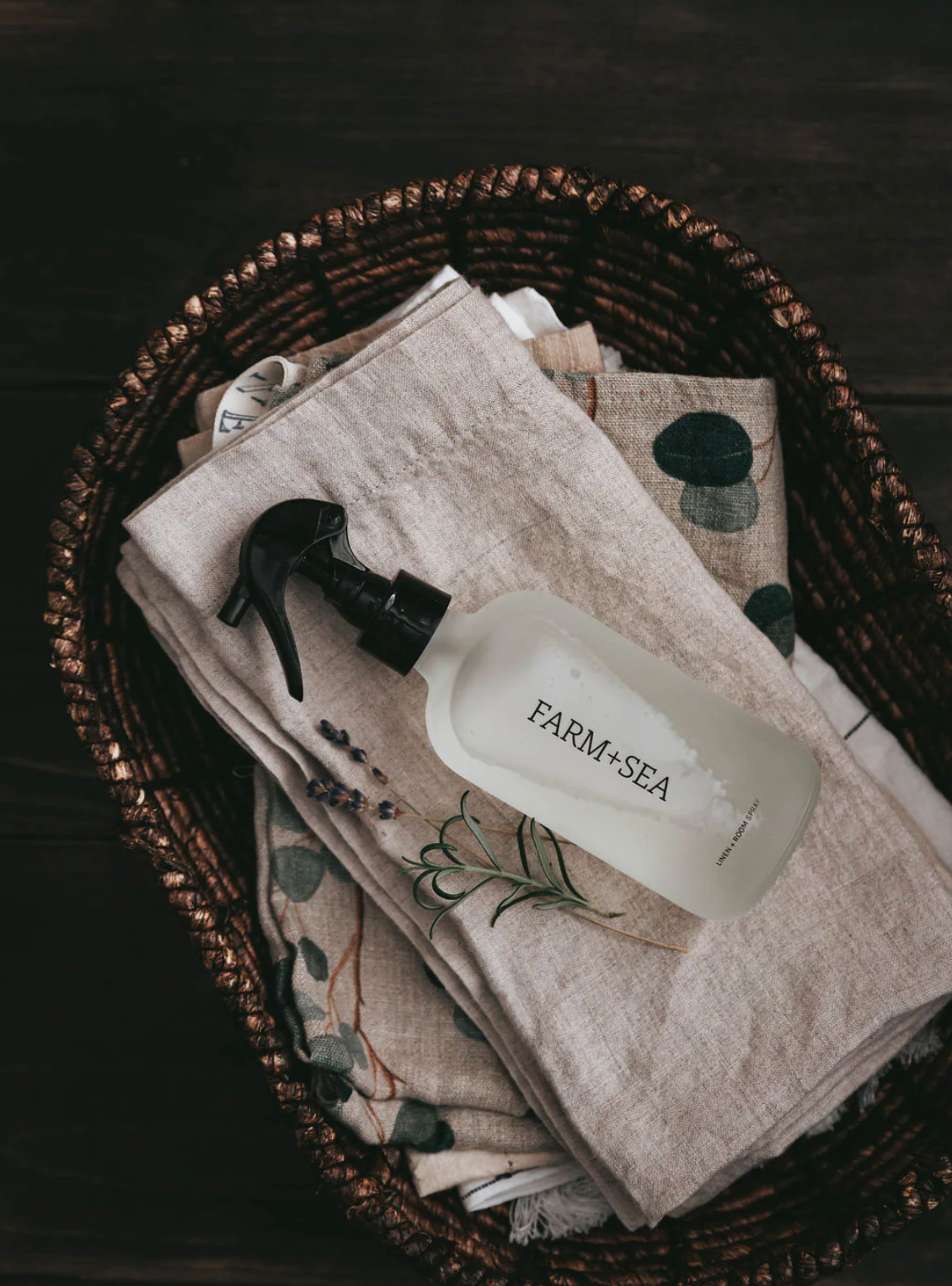 Farm + Sea: Linen + Room Spray: Lemon + Vanilla Bean