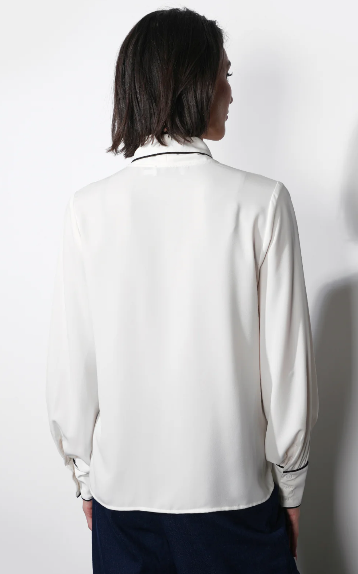 Shai Tie Neck Blouse