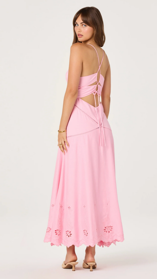 Lainey Eyelet Midi Dress