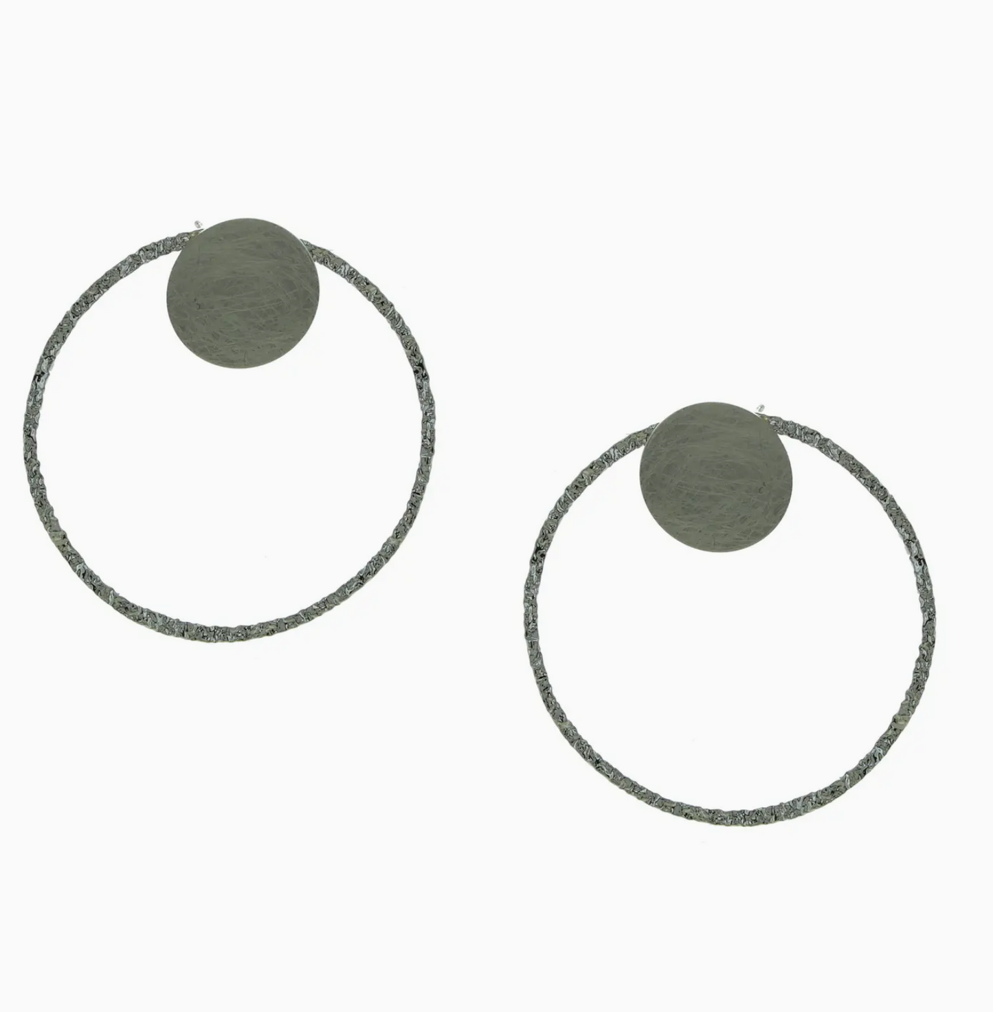 Open Circle Earrings