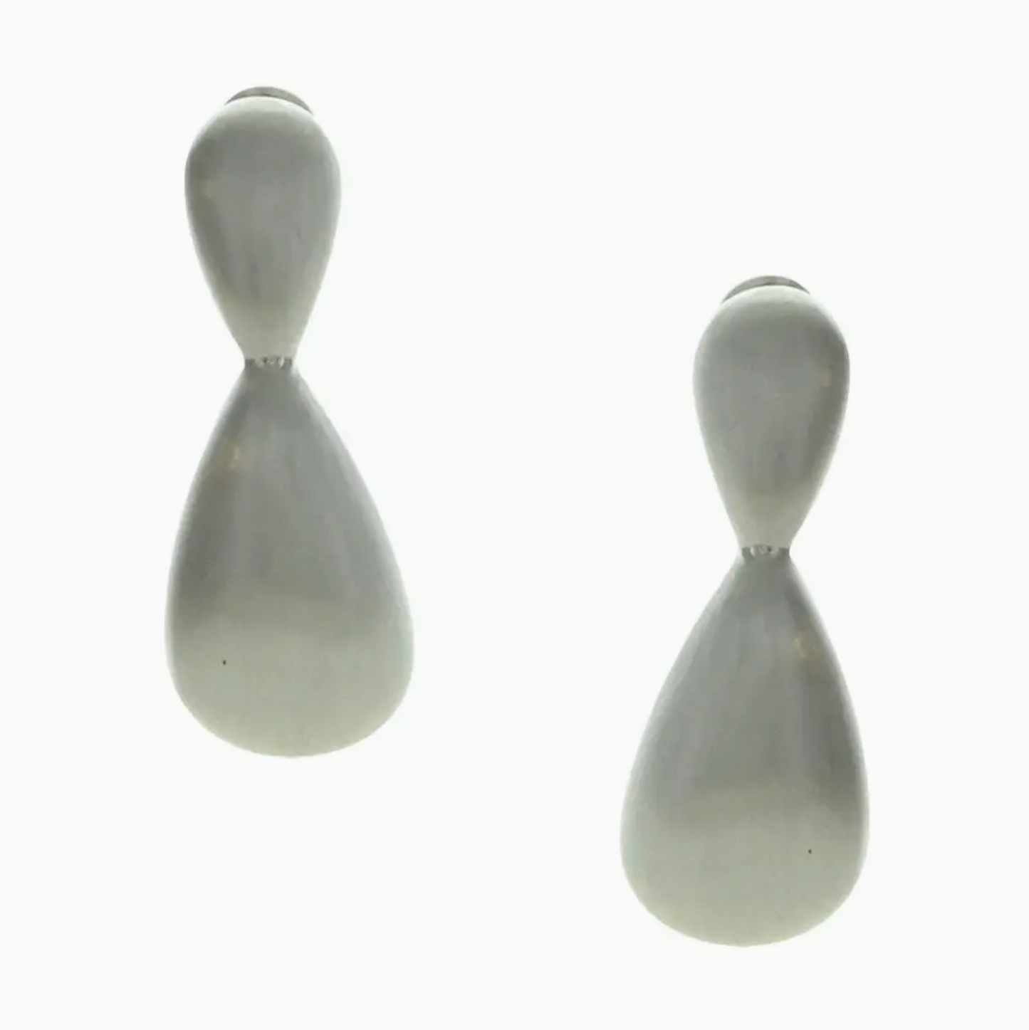 Silver Tone Drop Earrings