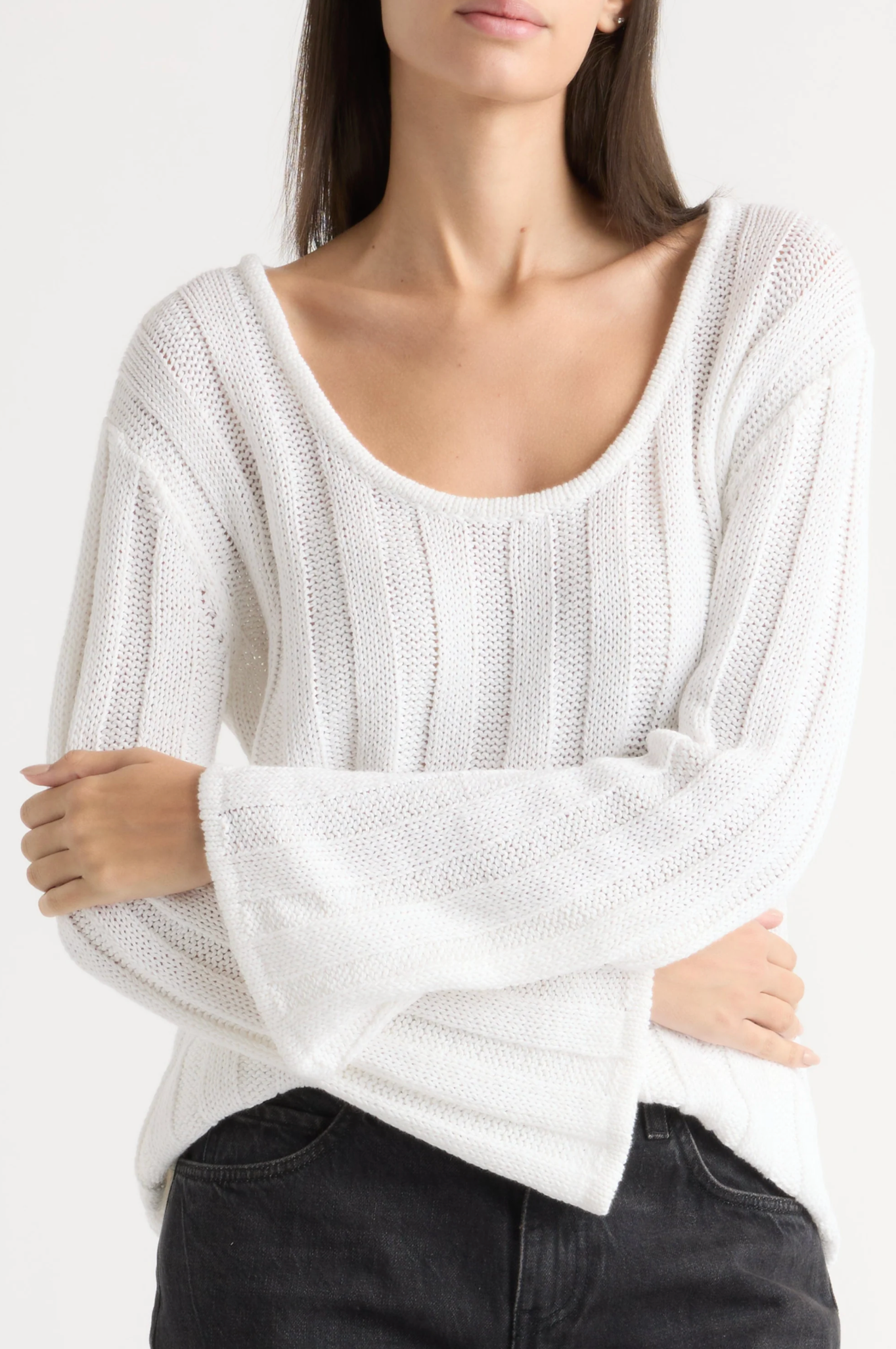 Scoop Neck Sweater
