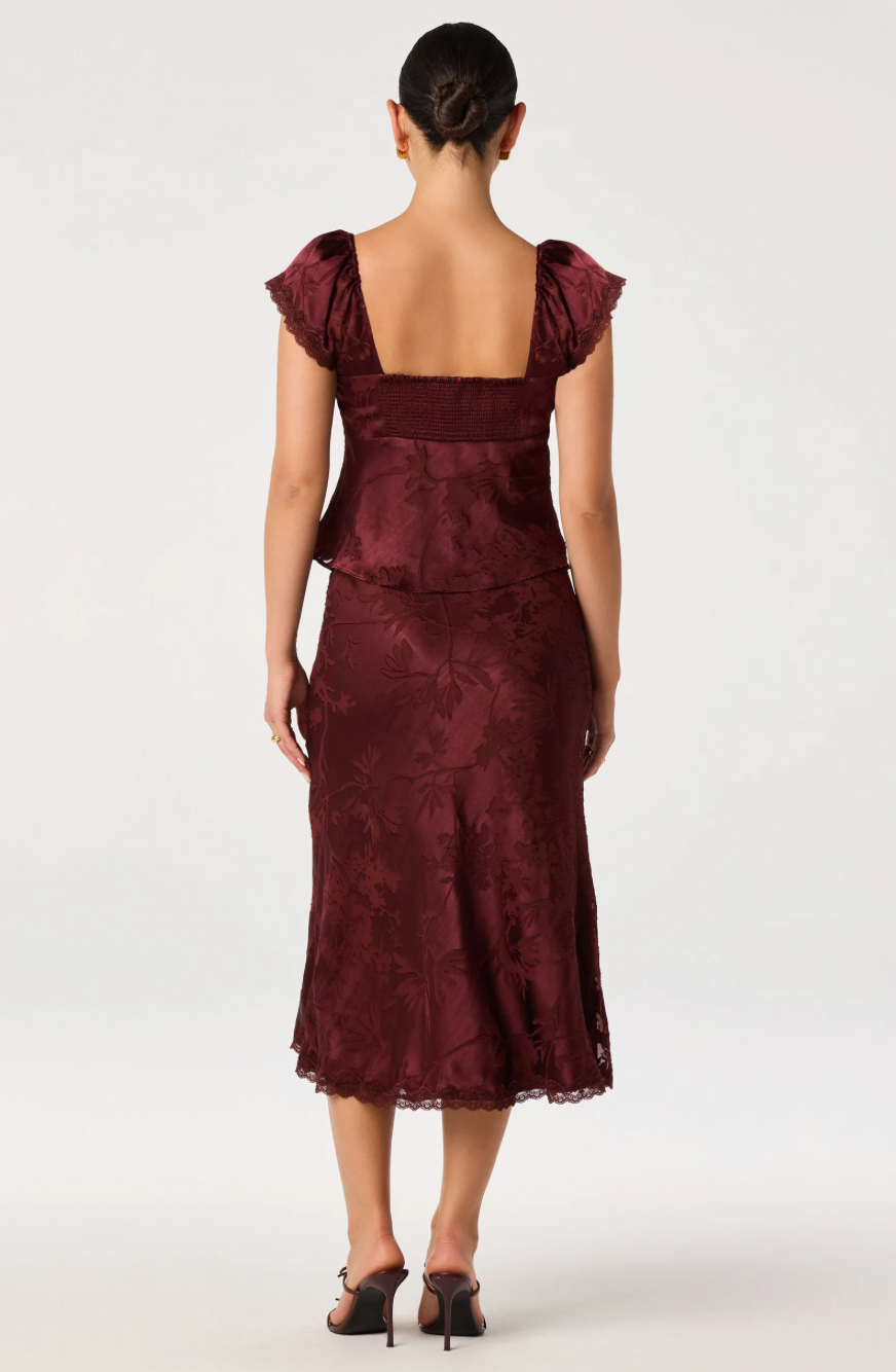 Vanessa Floral Cap Sleeve Top