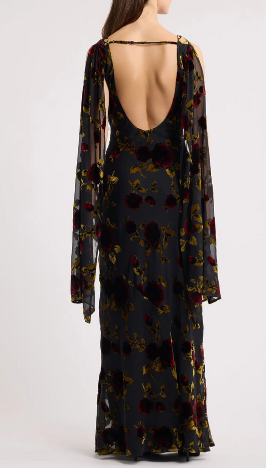 Archer Scarf Maxi Dress
