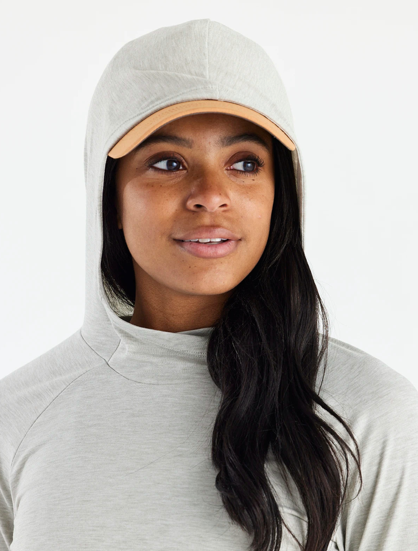 Women's Elevate Hoodie- Heather Sandstone