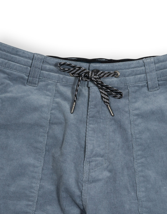 ARROYO - STEEL BLUE STRETCH CORDUROY WALK PANTS