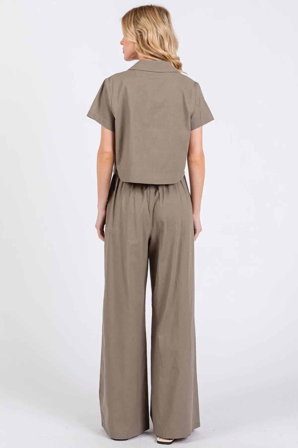 Collared Button Up