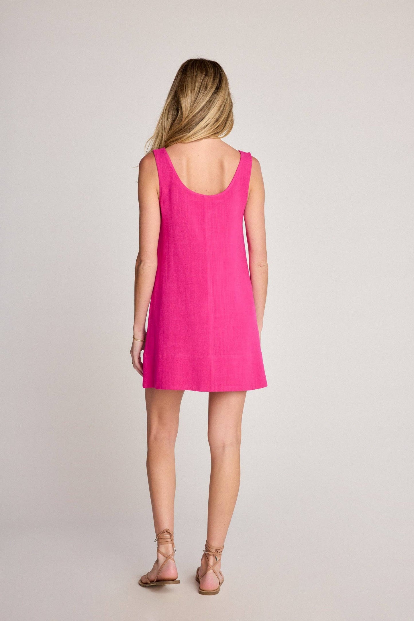 Rhea Dress - Fuschia