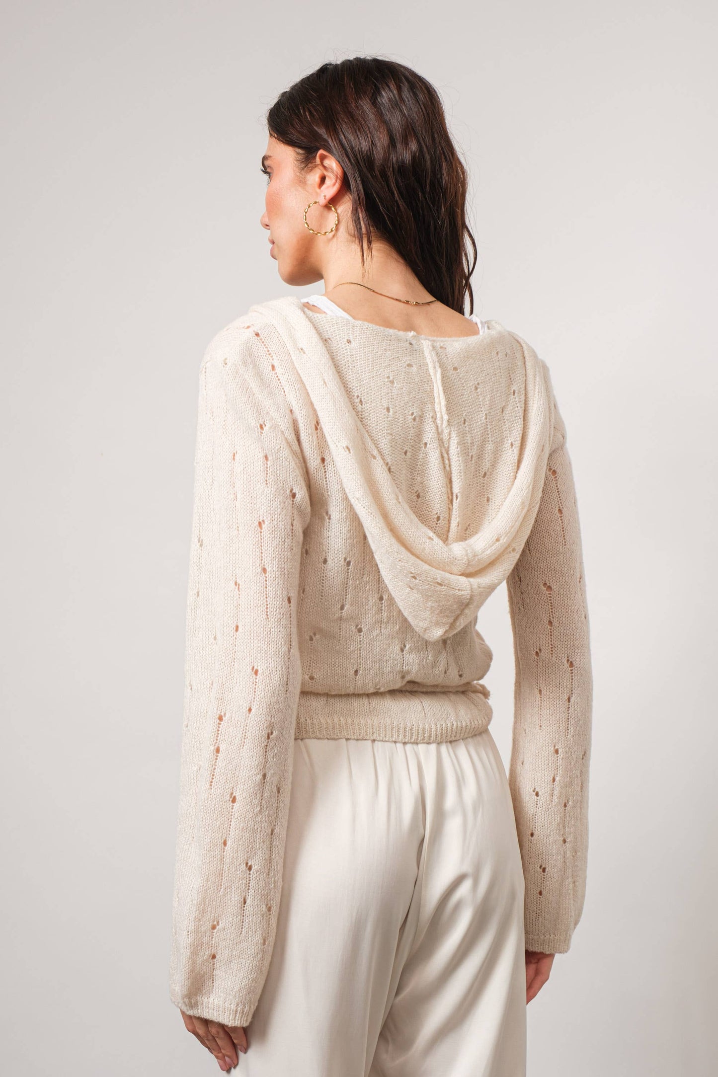 Simi Hooded Wrap Cardigan