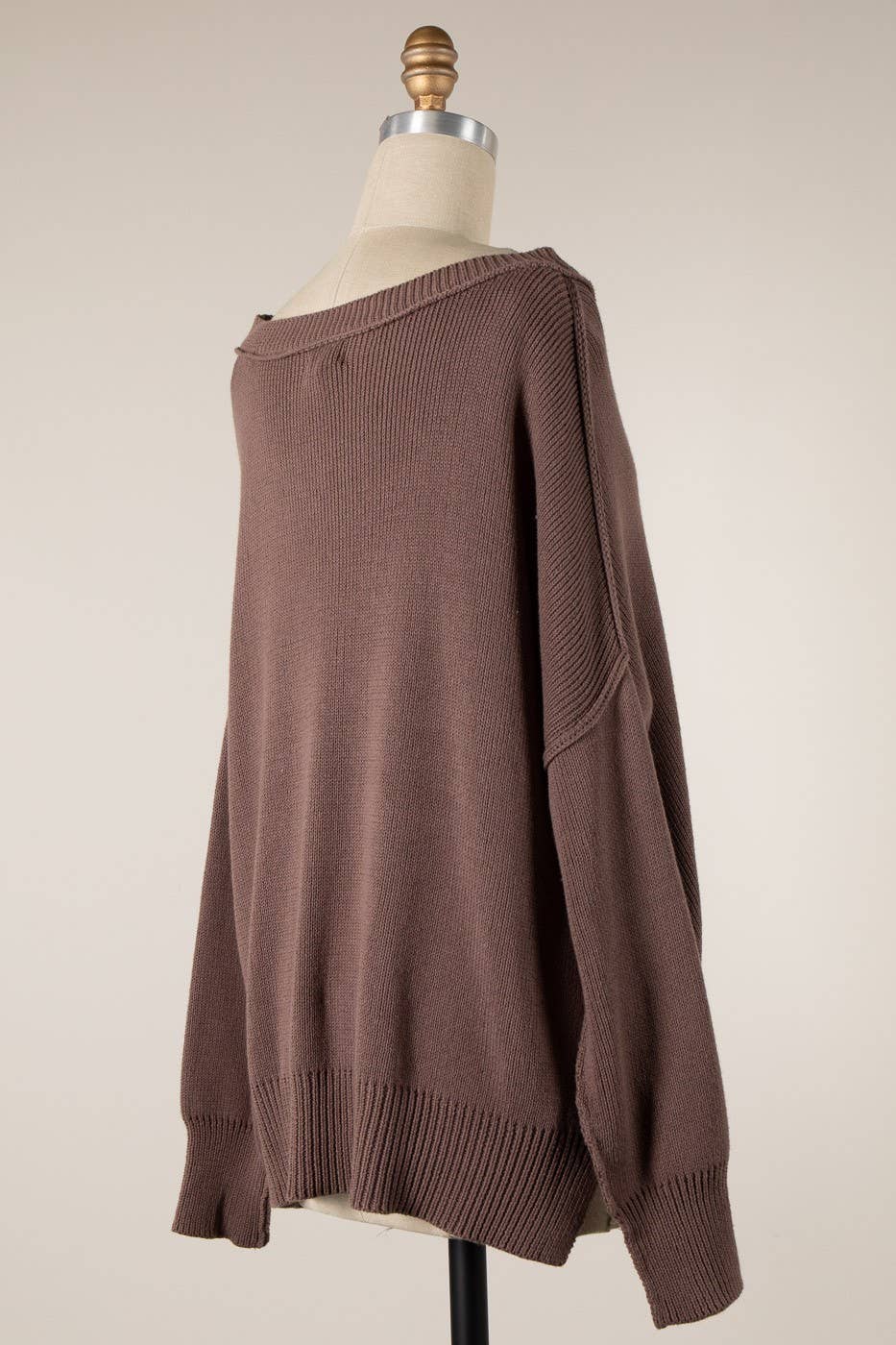 Inside Out Seam Knit Sweater
