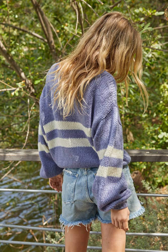 VARSITY STRIPED SWEATER