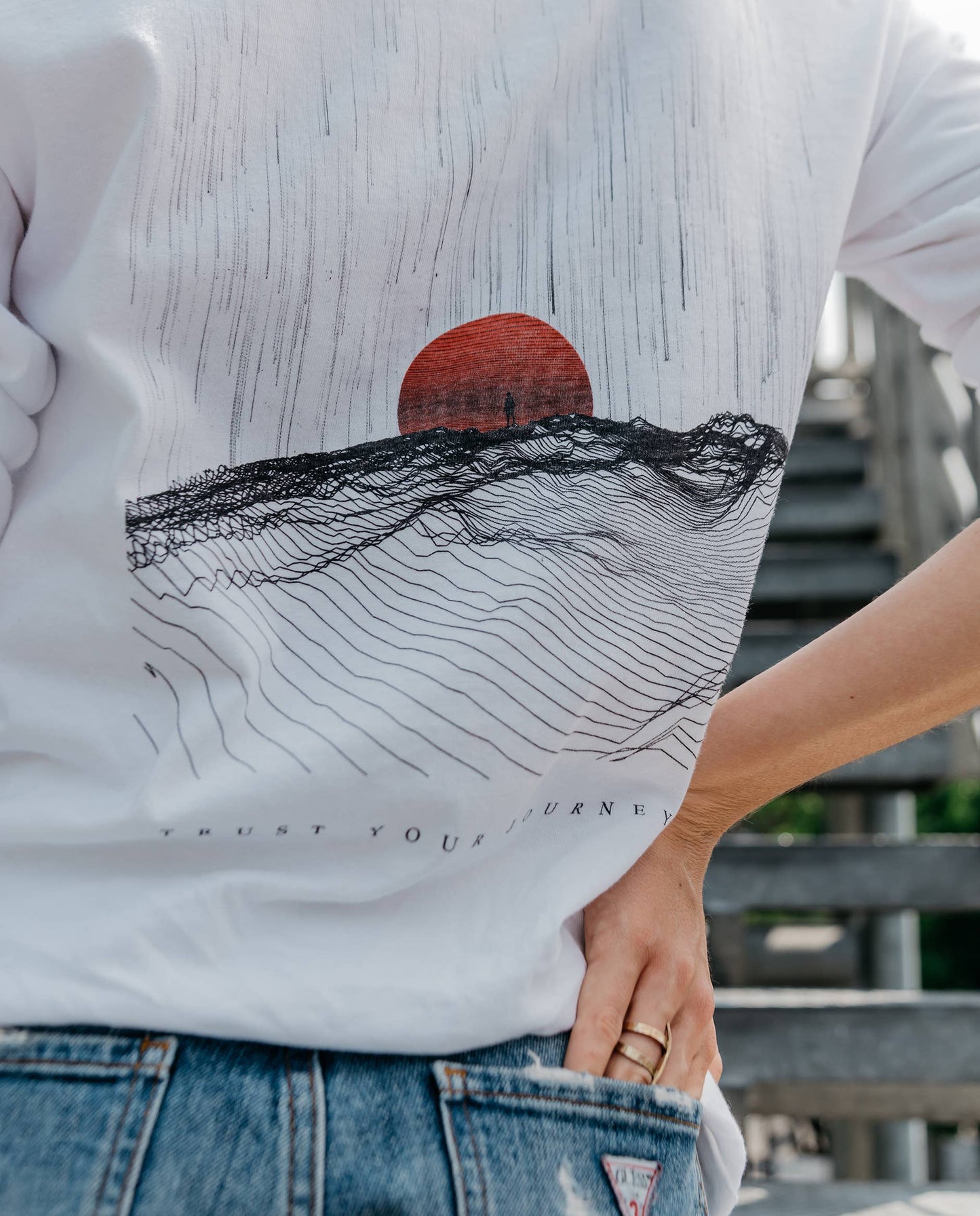 Journey Unisex Washed Cotton LS