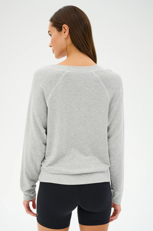 Bennie Fleece V Neck Sweatshirt