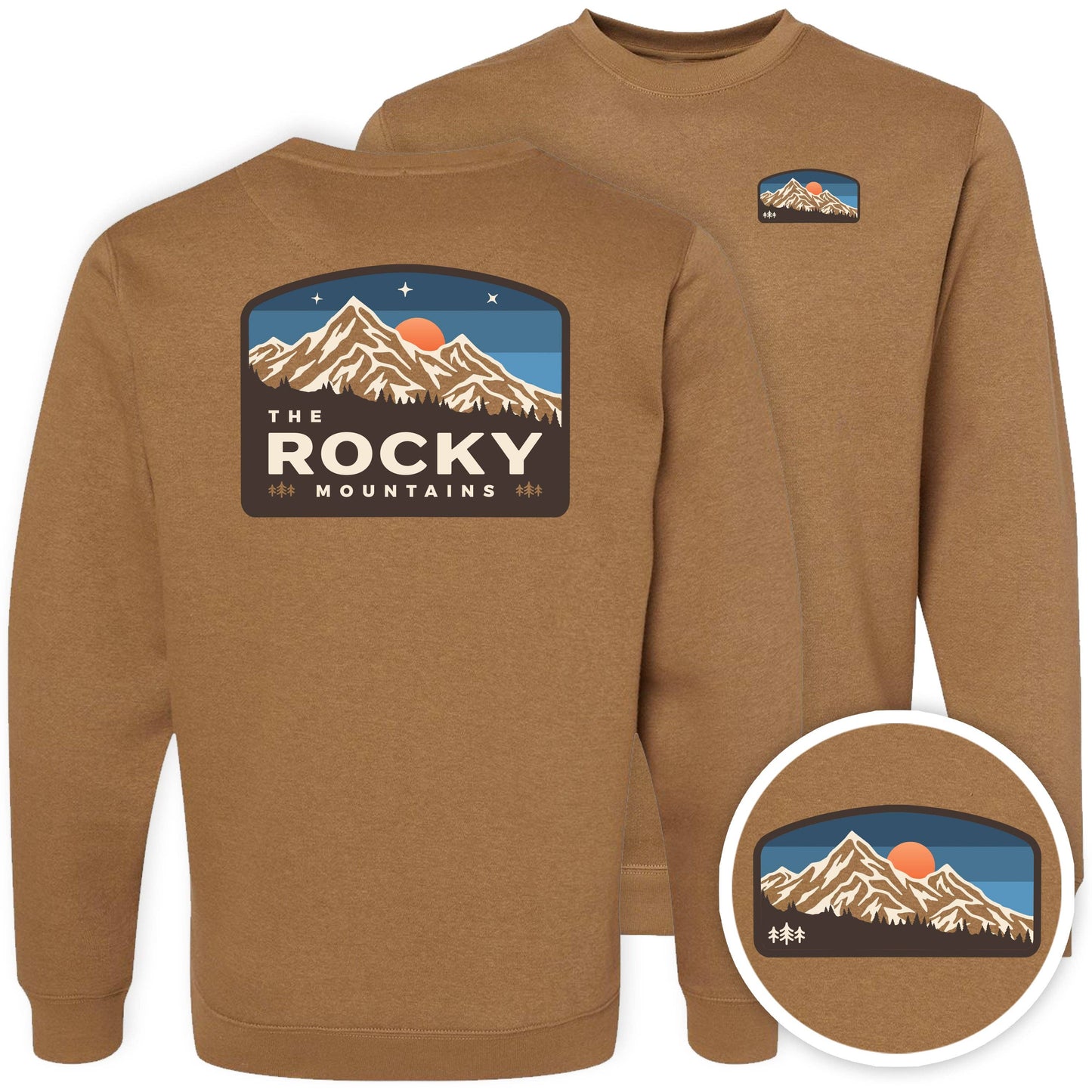 Rocky Mountain Midweight Fleece Crewneck