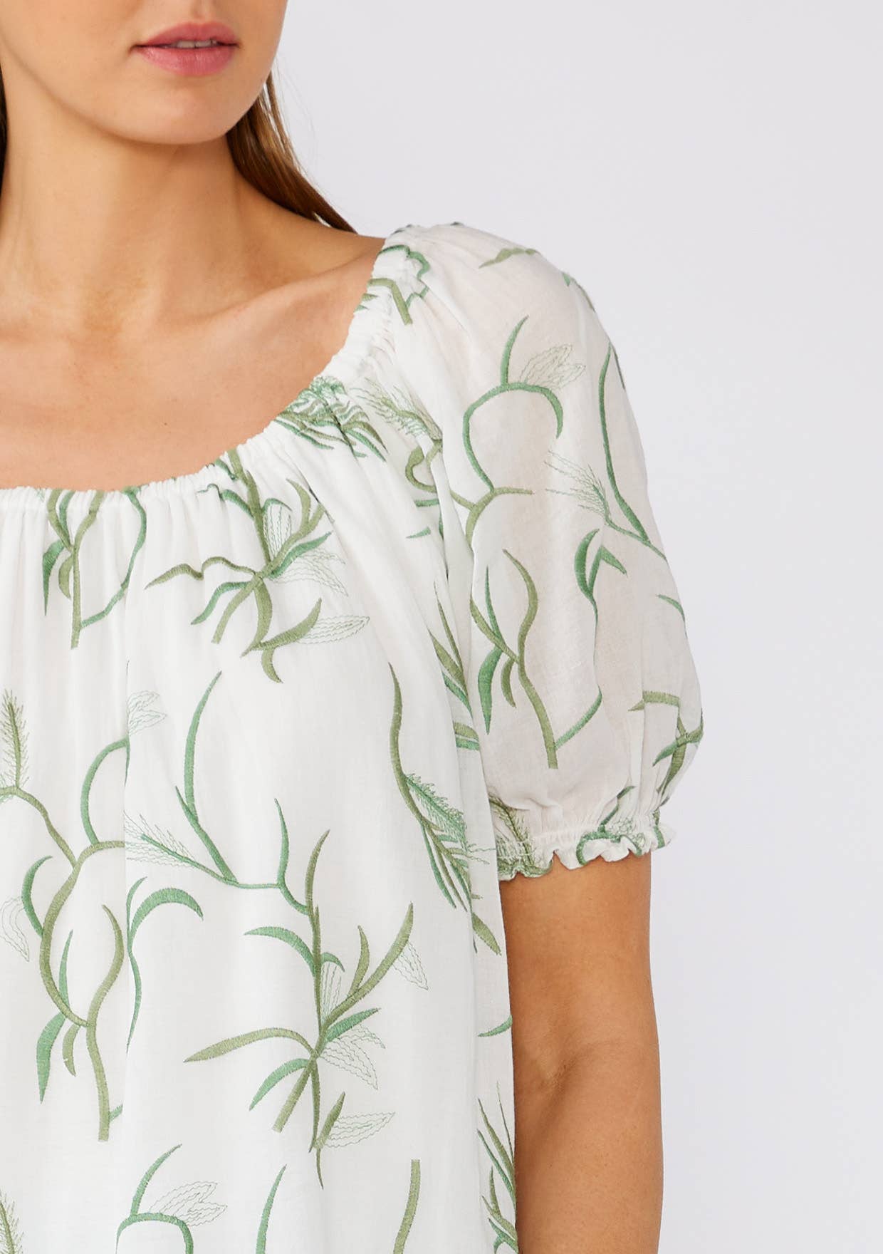 Scoop Neck Blouse