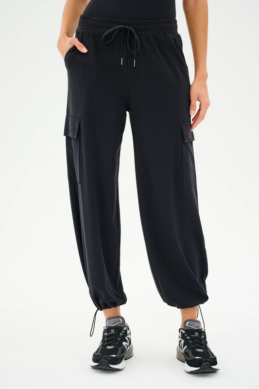 NICO AIRWEIGHT CARGO PANT - BLACK