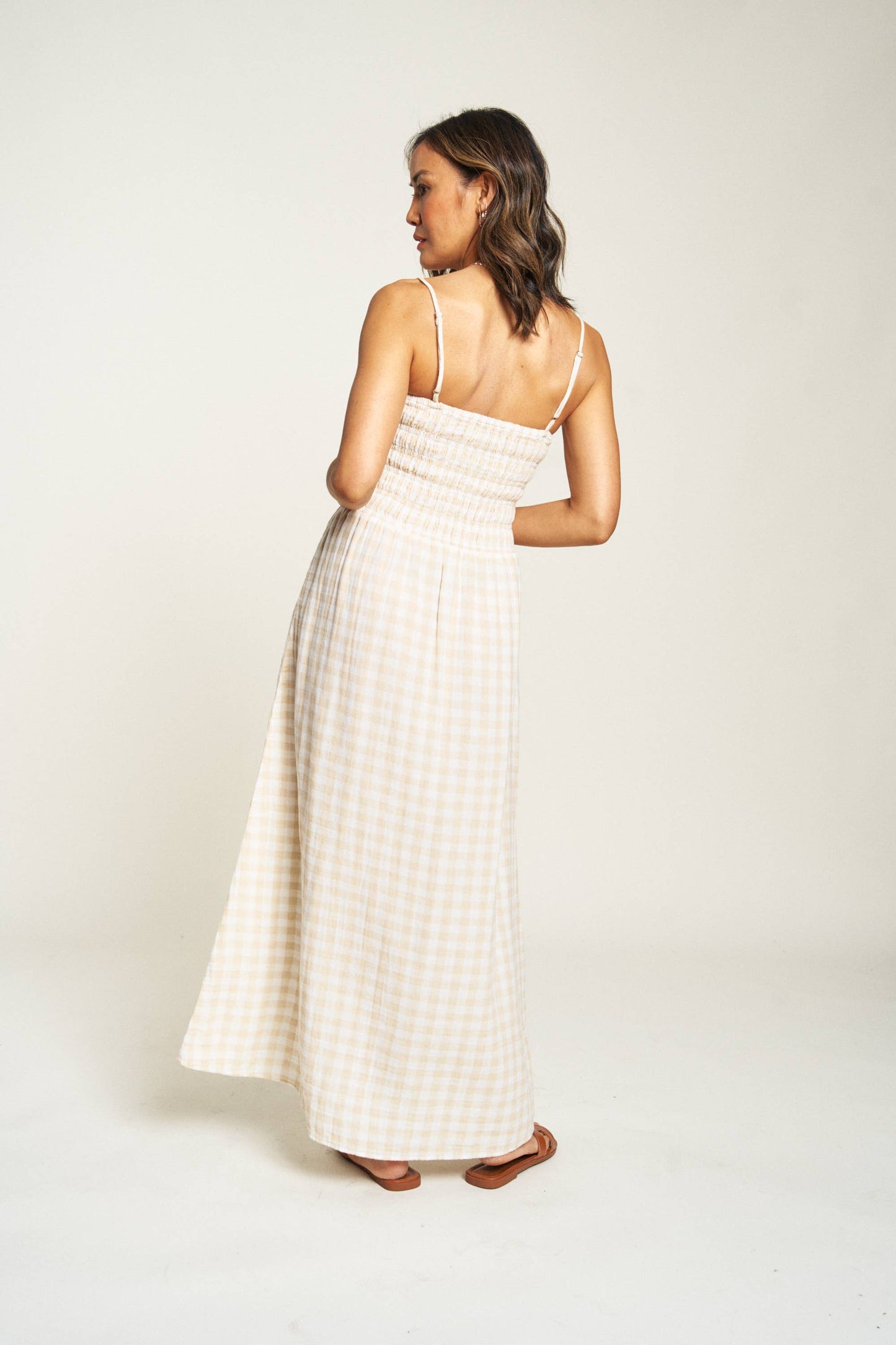 Maybrook Maxi Dress Vichy Check