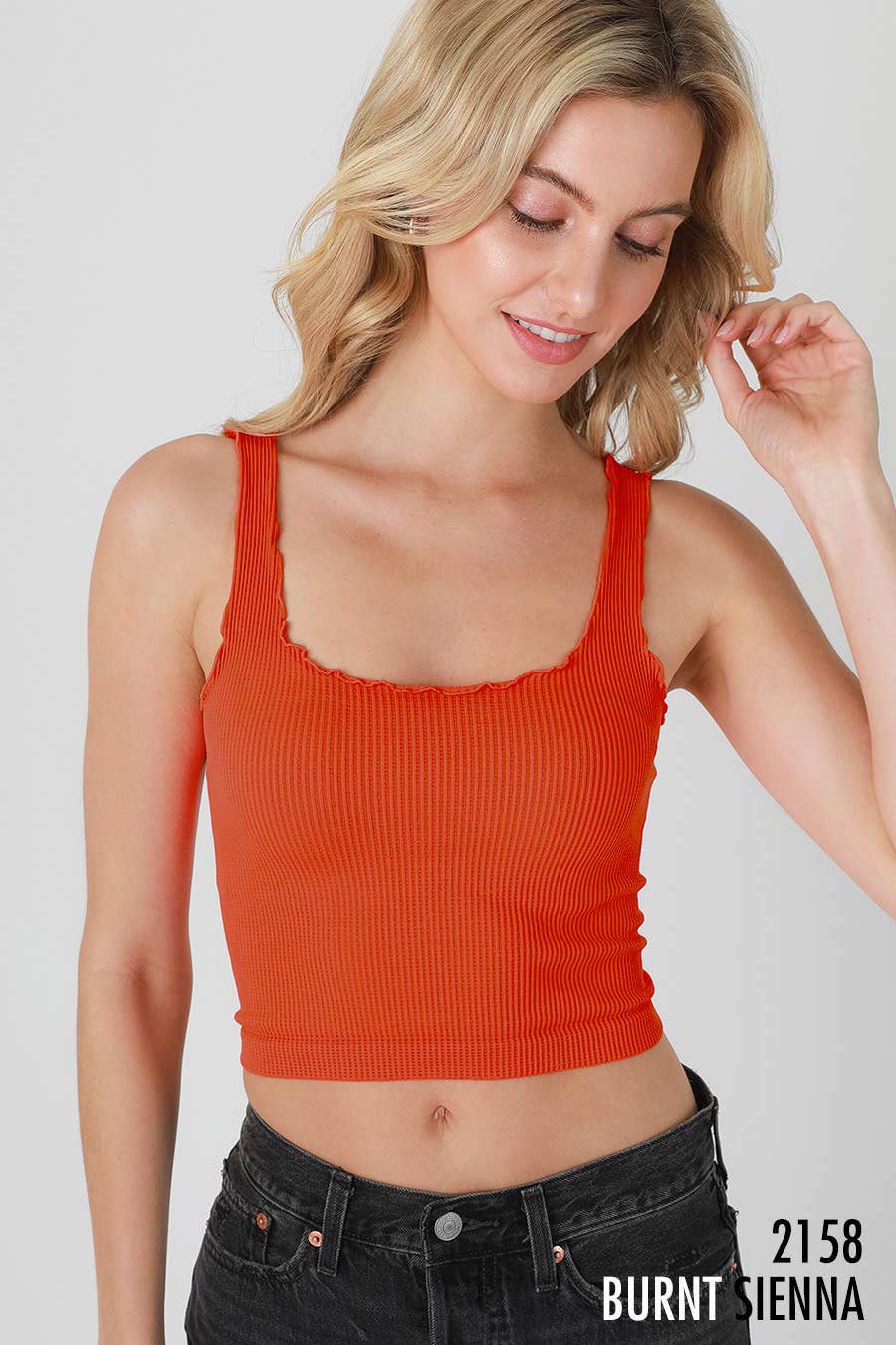 Lettuce Edge Crop Top