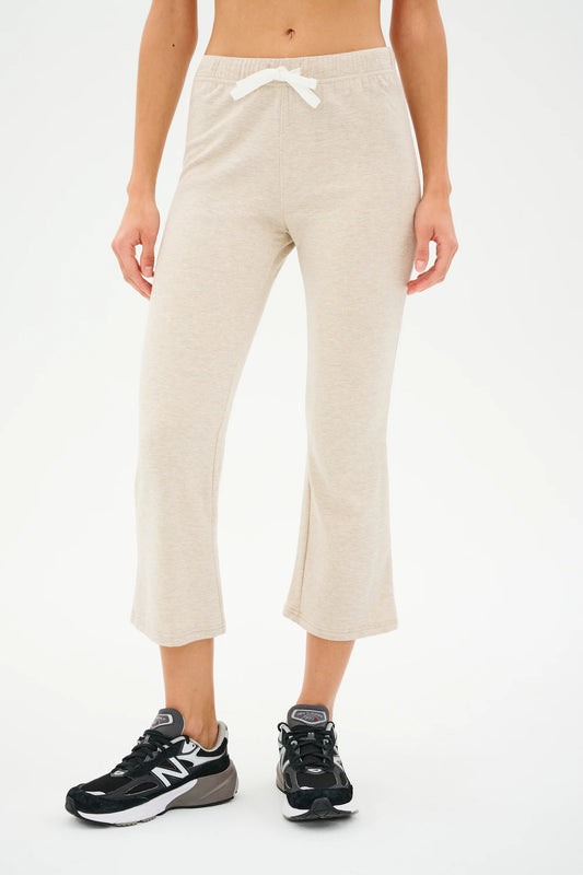 BROOKS FLEECE CROPPED FLARE