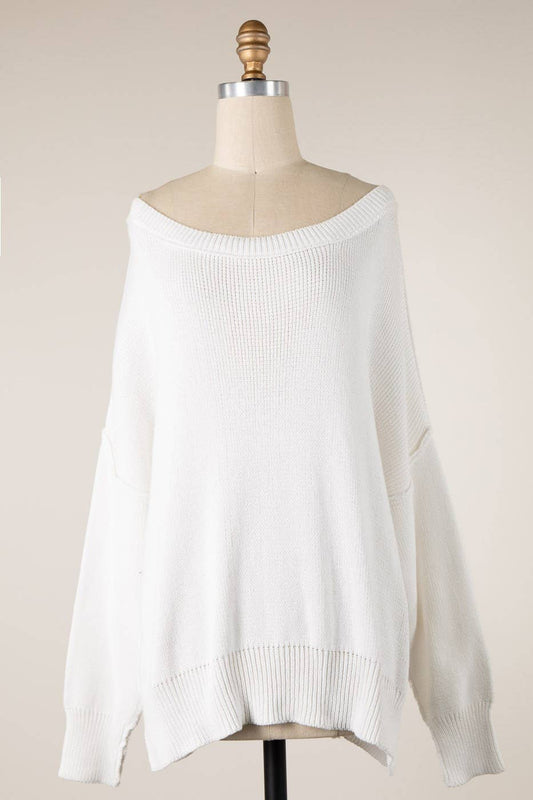 Inside Out Seam Knit Sweater