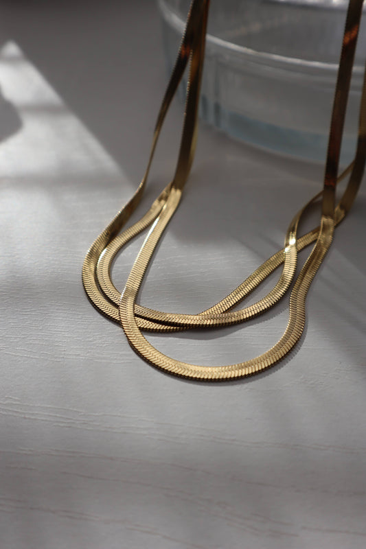 Snake Herringbone Chain | Everyday Chain