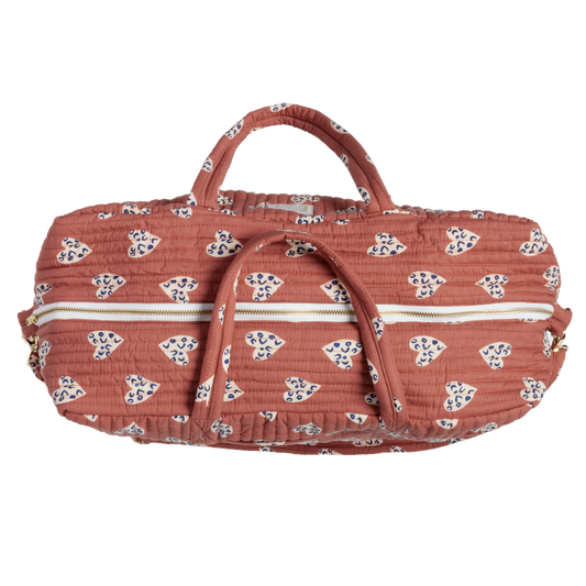 CABAS BAG COEUR SAUVAGE TERRACOTTA